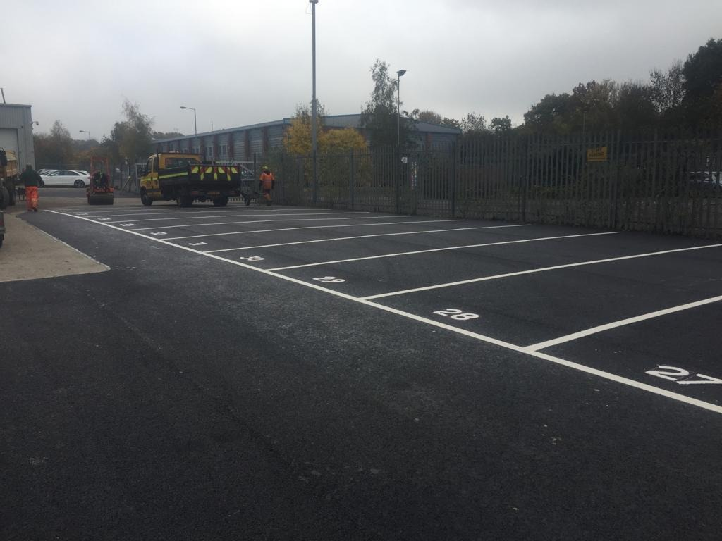 car park surfacing Lincolnshire.